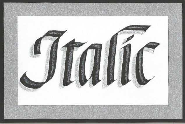 Gallery 3 - Beginning Calligraphy - Italic