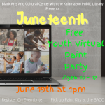 Juneteenth Youth Virtual Paint Party