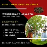 Adult West African Dance Class