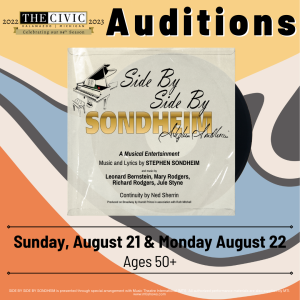 Auditions - "Side by Side by Sondheim: A Musical Entertainment"