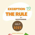 Excception To The Rule