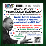 Youth Voices - Monologue Workshop and Recording