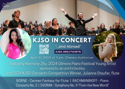 KJSO Spring Concert – “…and Abroad” with Gilmore Young Artist, Harmony Zhu